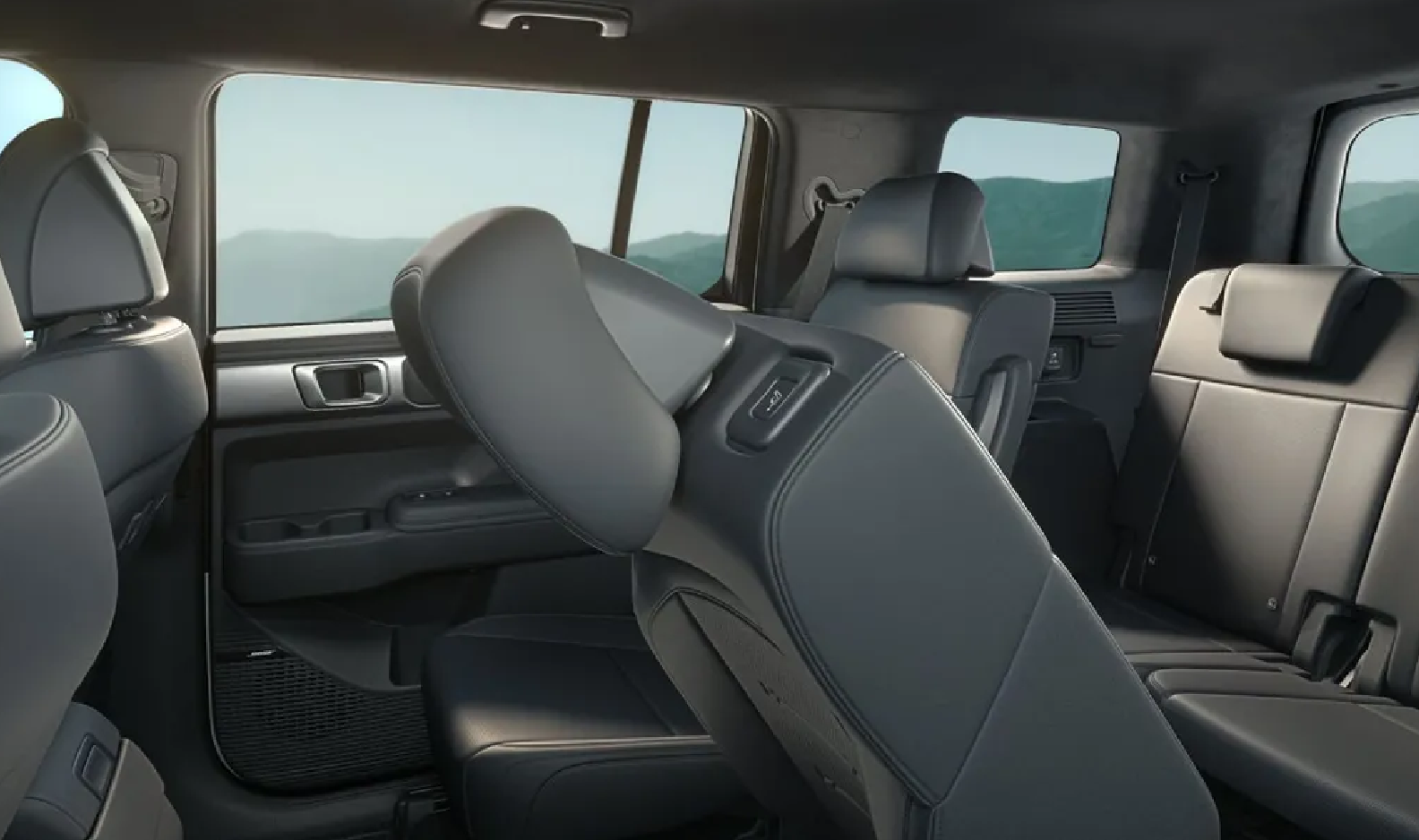 Tercera silla de asientos reclinable y ajustable